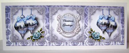 Large Dl Card Baubles by Margaret McCartney