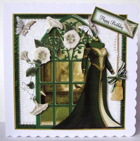 The Fairytale Window Card Front Kit by Margaret McCartney