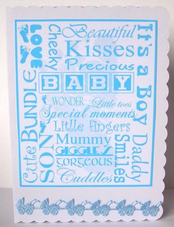 Baby Feet Subway Print - Boy by Margaret McCartney