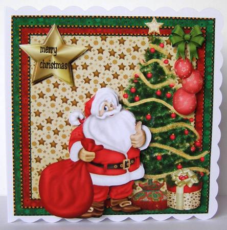 Happy Santa by Margaret McCartney