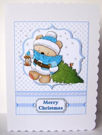 Ted's Guiding Light Blue Quick Card by Margaret McCartney