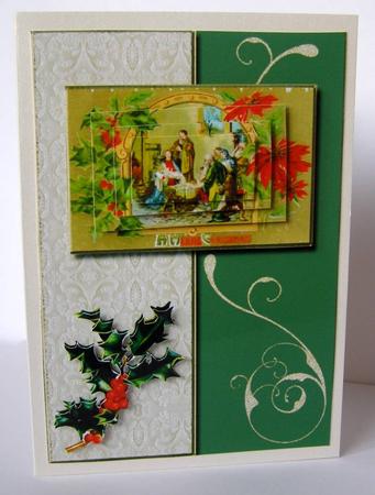 Nativity Scene Archway by Margaret McCartney