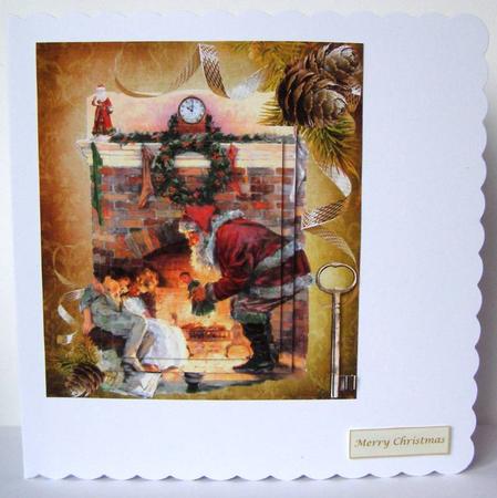 Santa's Special Key Topper & Pyramid Layers by Margaret McCartney