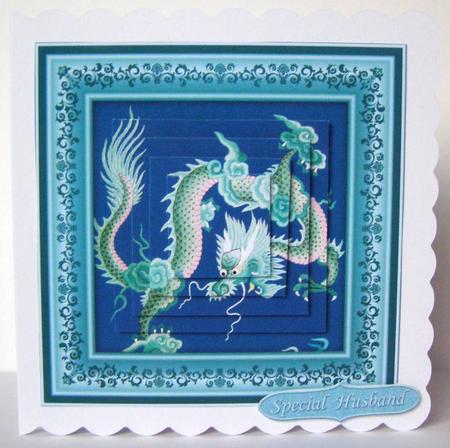 Help with the Candles Dragon Card Topper & Pyramage by Margaret McCartney