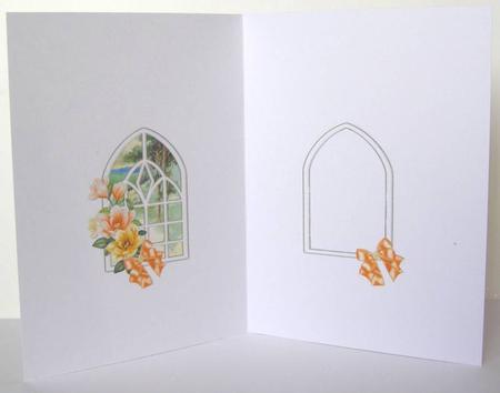 Primrose Wood Through the Window Insert by Margaret McCartney