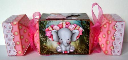Little Pink Elephant Treat Box by Margaret McCartney