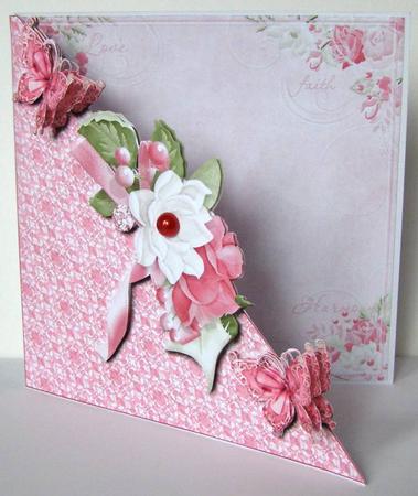 8x8 Over the Edge Roses and Butterflies Mini Kit by Margaret McCartney