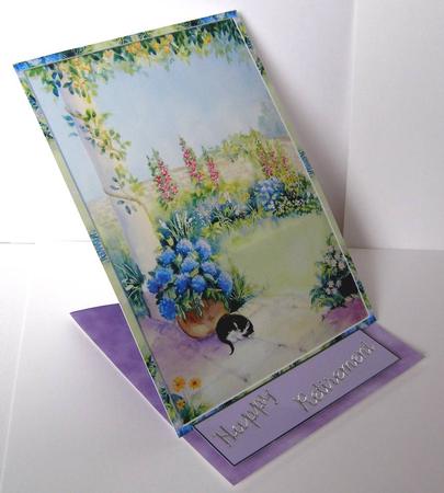 Butterfly Angel Easel Card Base 4 Mix N Match by Margaret McCartney