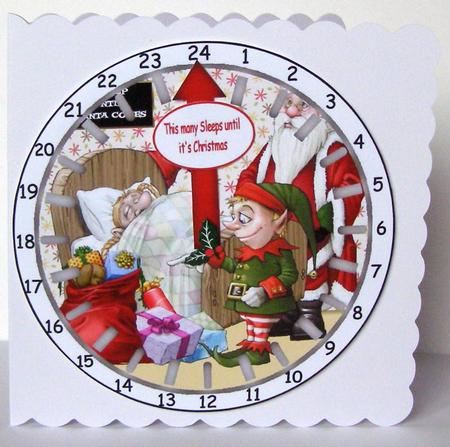 Advent Countdown Clock 2 by Margaret McCartney