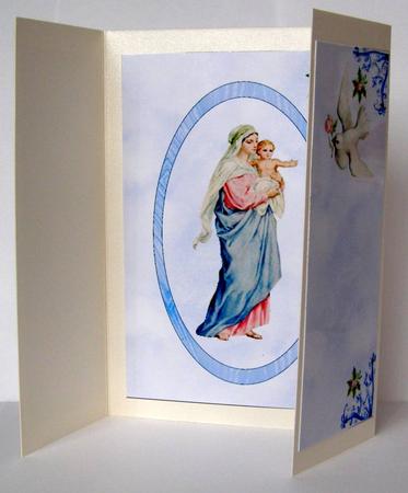 Traditional Vintage Mary Gate Fold by Margaret McCartney