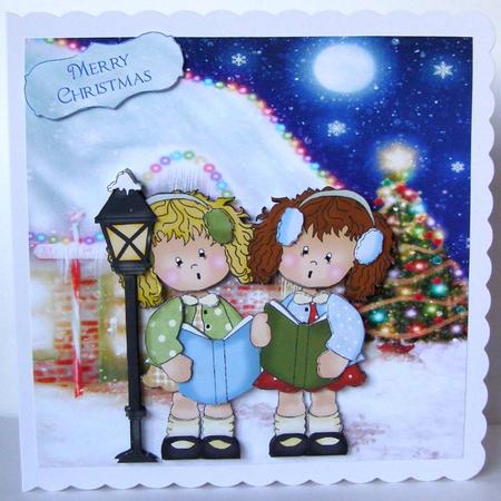 Caroling Christmas Mini Kit by Margaret McCartney