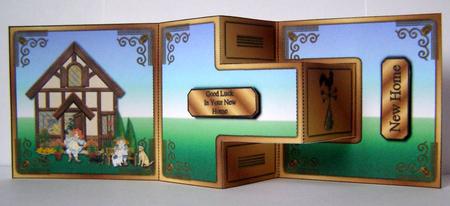 New Home T-step Tri Fold by Margaret McCartney