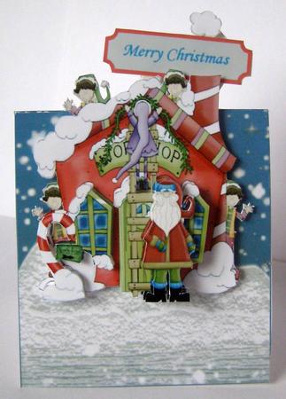 Santa's Workshop Over the Edge by Margaret McCartney