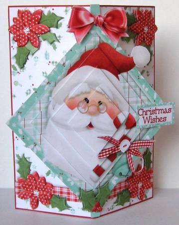 Fold Back Front Mini-kit - Super Santa by Margaret McCartney