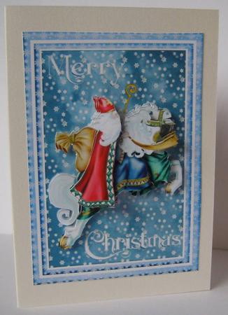 Magical Santa - Christmas Card Front & Step by Step Featured Gallery Photo