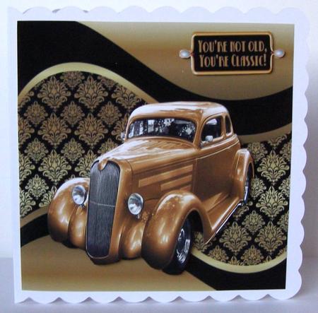 Golden Gatsby Classic Car by Margaret McCartney