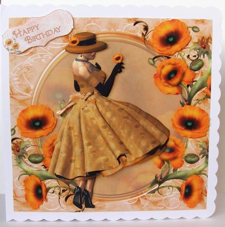 Gold Poppy Lady Mini Kit by Margaret McCartney