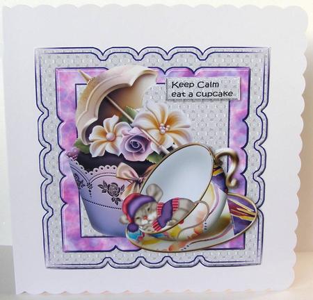 Keep Calm,eat a Cupcakemouse by Margaret McCartney