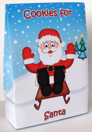 3D Xmas Cookies for Santa Large Gift Bag Mini Kit by Margaret McCartney