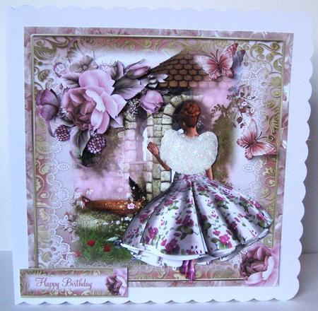Enchanted Evening Card Front Kit by Margaret McCartney