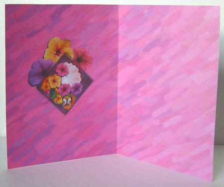 Greetings with Flowers Insert by Margaret McCartney