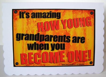 A4 Fun Novelty Senior Moment Saying Card Topper by Margaret McCartney