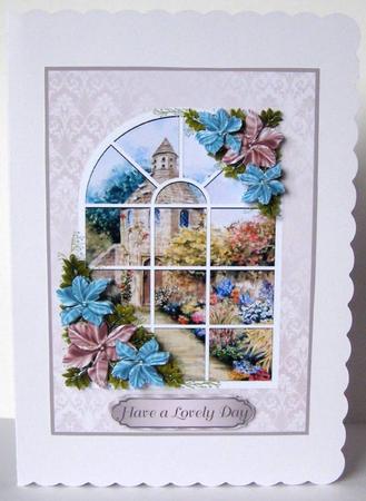 Dovecote Window Scene by Margaret McCartney