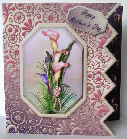 Calla Lilies Zig Zag Border Mini Kit by Margaret McCartney