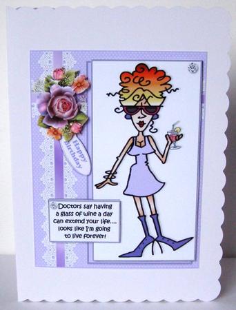 Rita Has the Secret to Long Life Quick Card by Margaret McCartney