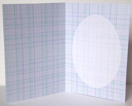Green and Purple Plaid Insert by Margaret McCartney