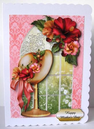 Hibiscus Bonnet at the Enchanted Window by Margaret McCartney