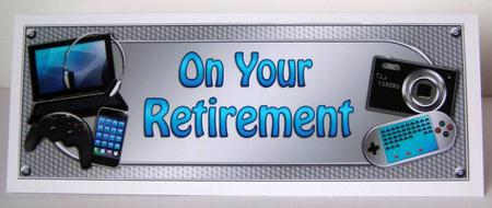 Large Dl Retirement Gadgets & Gizmos 3D Decoupage by Margaret McCartney