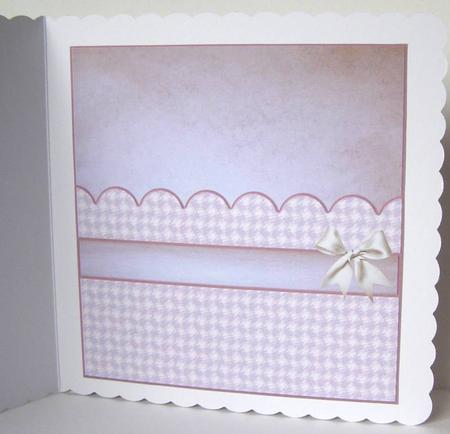 Insert Roses and Satin Bow by Margaret McCartney