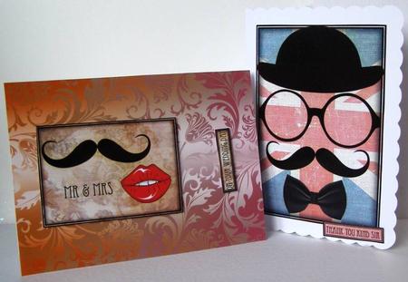 Get Your Tash on Set 2 by Margaret McCartney