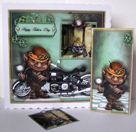 Cool Dude, (male Mini Kit Card ) by Margaret McCartney
