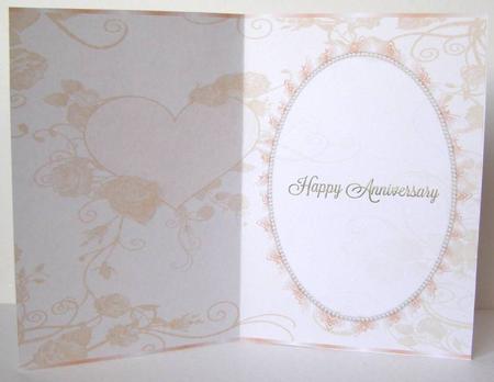 Cream Heart and Roses Insert, with Ivory Lace and Pearls 2 by Margaret McCartney