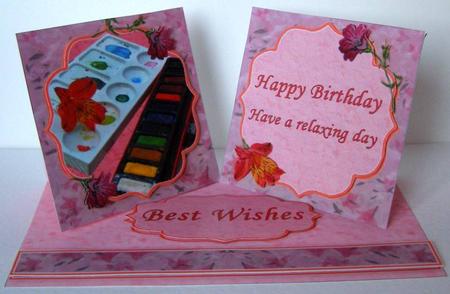 Paints and Flowers Double Twist Easel Mini Kit by Margaret McCartney
