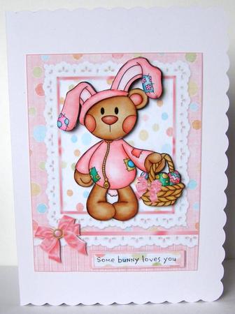 Some Bunny Loves You  - girl by Margaret McCartney