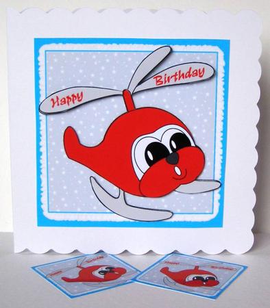 Smiling Helicopter 2 by Margaret McCartney