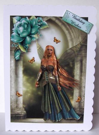 Teal Luna Fairy Queen by Margaret McCartney