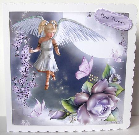 Little Angel, Roses & Butterflies by Margaret McCartney