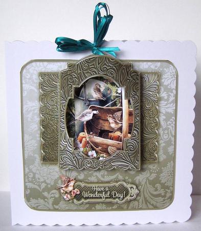 Vintage Birds in the Garden Pocket Card Mini Kit by Margaret McCartney