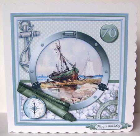 Fishing Boat & Ages Lets Get Wrecked! 8x8 Mini Kit by Margaret McCartney