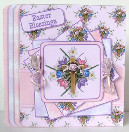 Easter Cross Ribbon Topper Minikit by Margaret McCartney