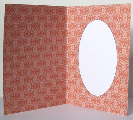 Valentine Damask Red Insert 1 by Margaret McCartney
