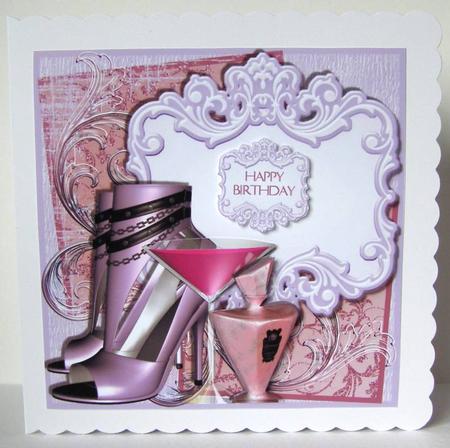 Large Fancy Panel - Ladies Night - Lavendar by Margaret McCartney