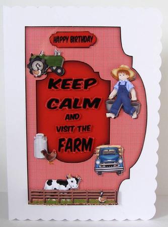 Keep Calm and Visite the Farm by Margaret McCartney