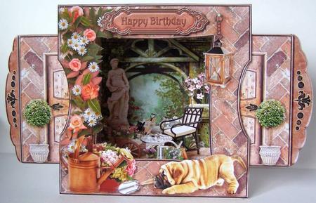 3D Room with a View - Secret Garden by Margaret McCartney