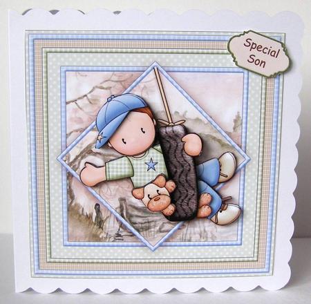 Messing Around on the River Card Topper & Decoupage by Margaret McCartney
