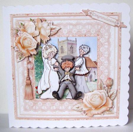 Wedding Get Me to the Church on Time 8x8 Mini Kit by Margaret McCartney